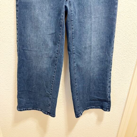 J Mclaughlin Wide Leg Crop Jeans Womens Size 6 High Rise - Picture 3 of 7